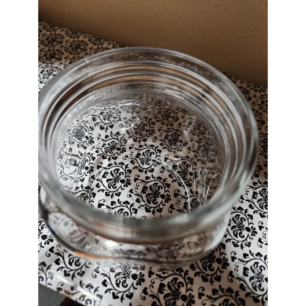 I Vetri Di Fidenza Flip Lid Glass Jar Set Of 2 (Need New Seals) 5